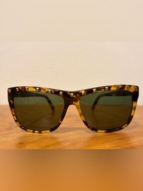 Valentino Tortoiseshell Studded Wayfarer Sunglasses - women